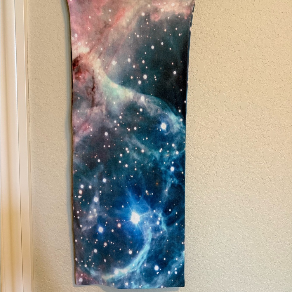 Galaxy Print Infinity Scarf